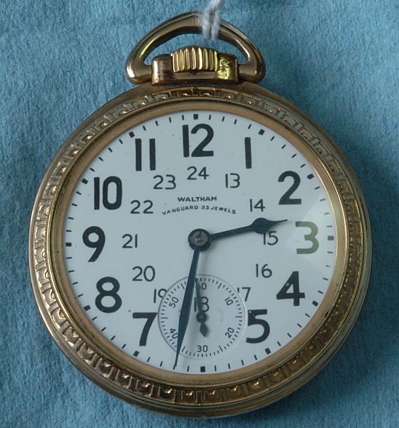 Waltham vanguard 23 jewel pocket watch new arrivals